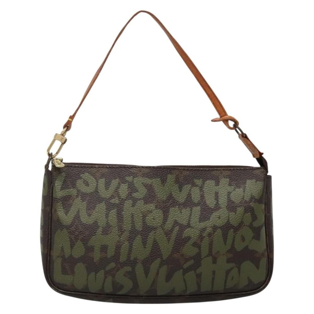 Louis Vuitton Monogram Graffiti Pochette Accessoires Pouch Khaki